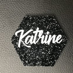 Sekskantede bordkort