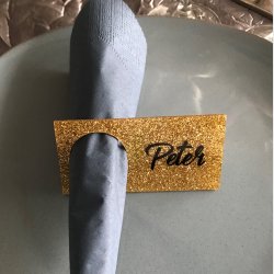 Servietholder bordkort