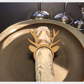 Rensdyr servietringe 