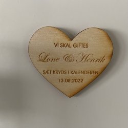 Save the date, Hjerte